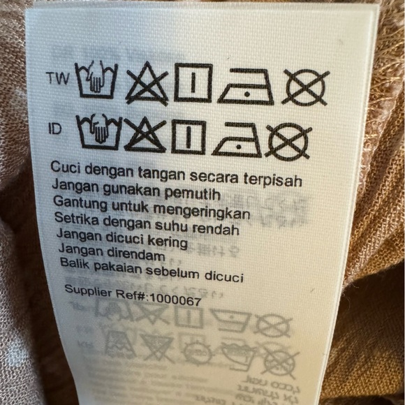 Billabong Tan Polka Dot Wide-Leg Jumpsuit – Size 10 (M/L) - Picture 6 of 7